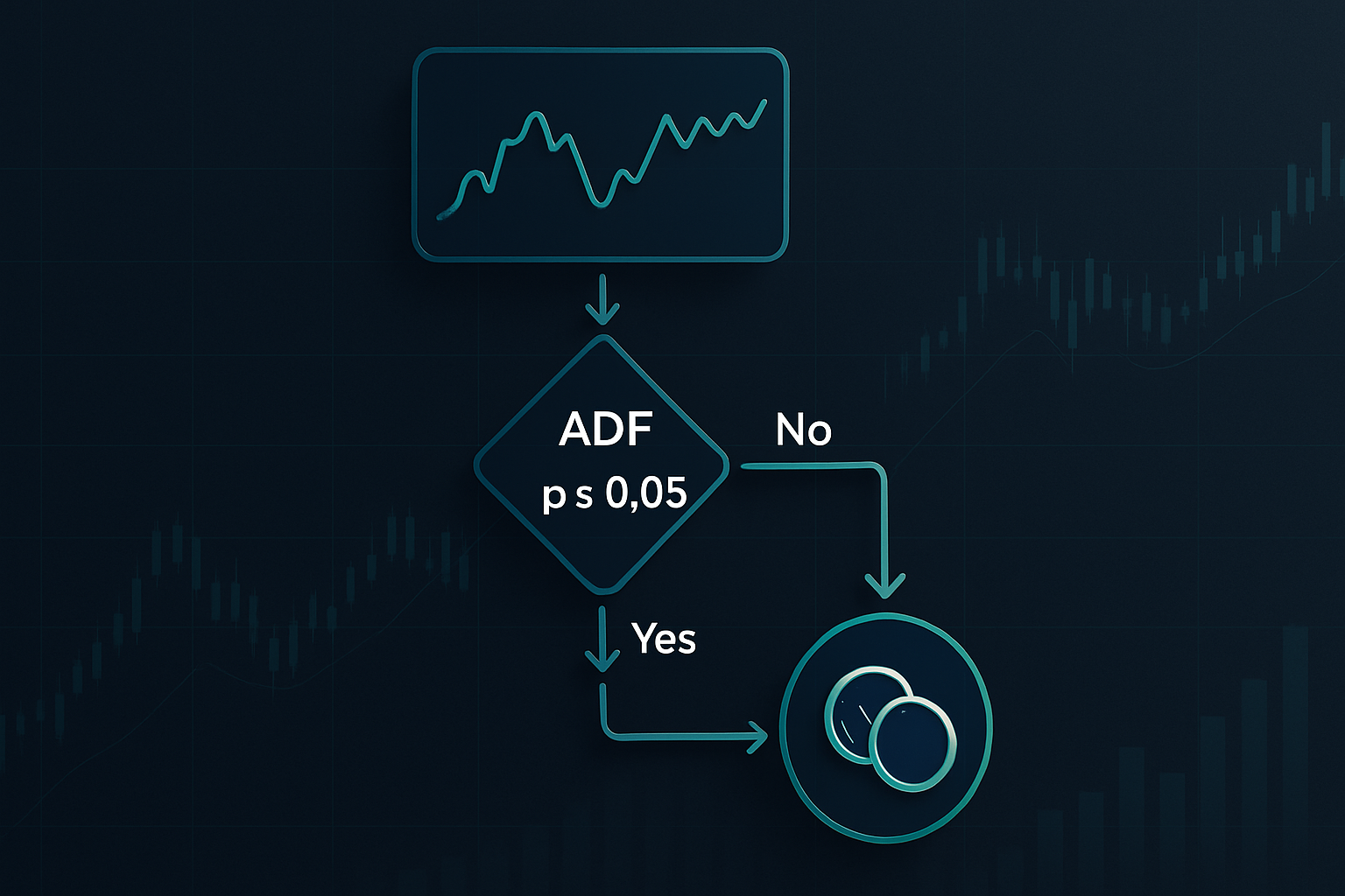 Cointegration testing workflow with validation thresholds