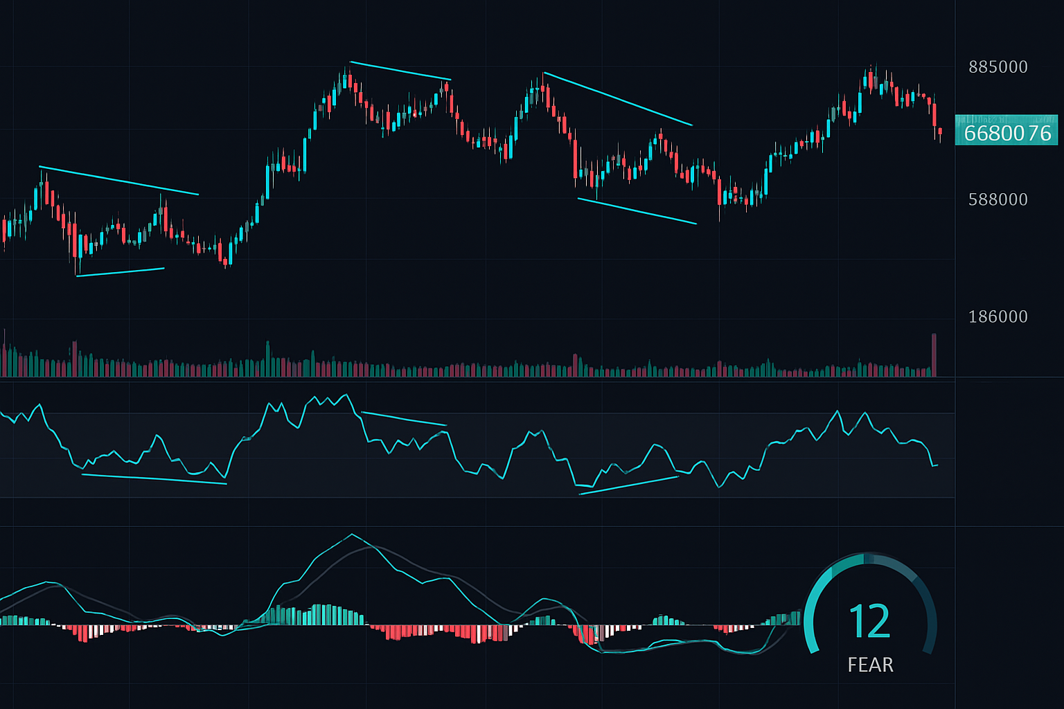 बिटकॉइन का मार्च 2026 मल्टी-इंडिकेटर डाइवर्जेंस सेटअप