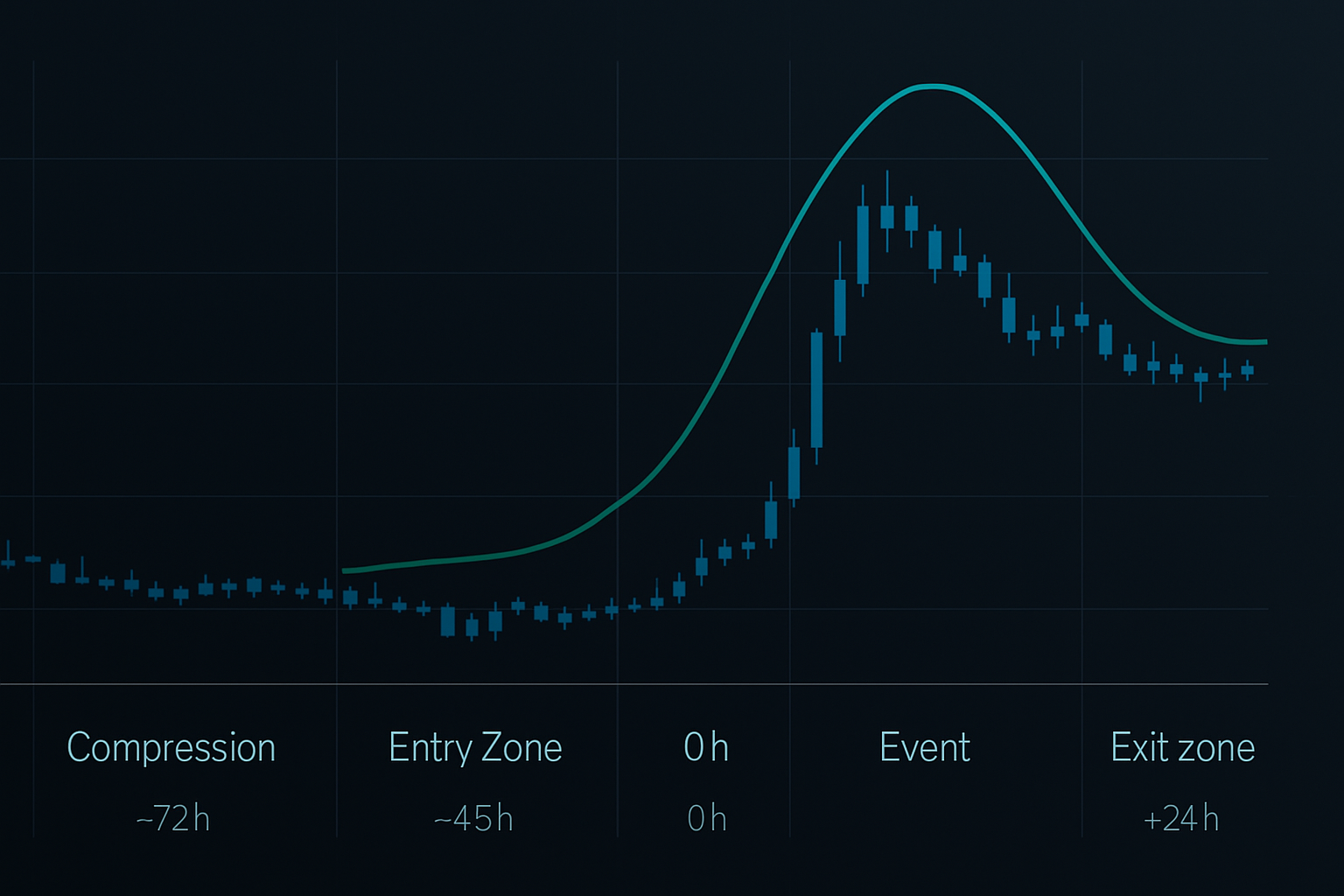 Το παράθυρο διακύμανσης 72 ωρών: συμπίεση, είσοδος, επέκταση, έξοδος