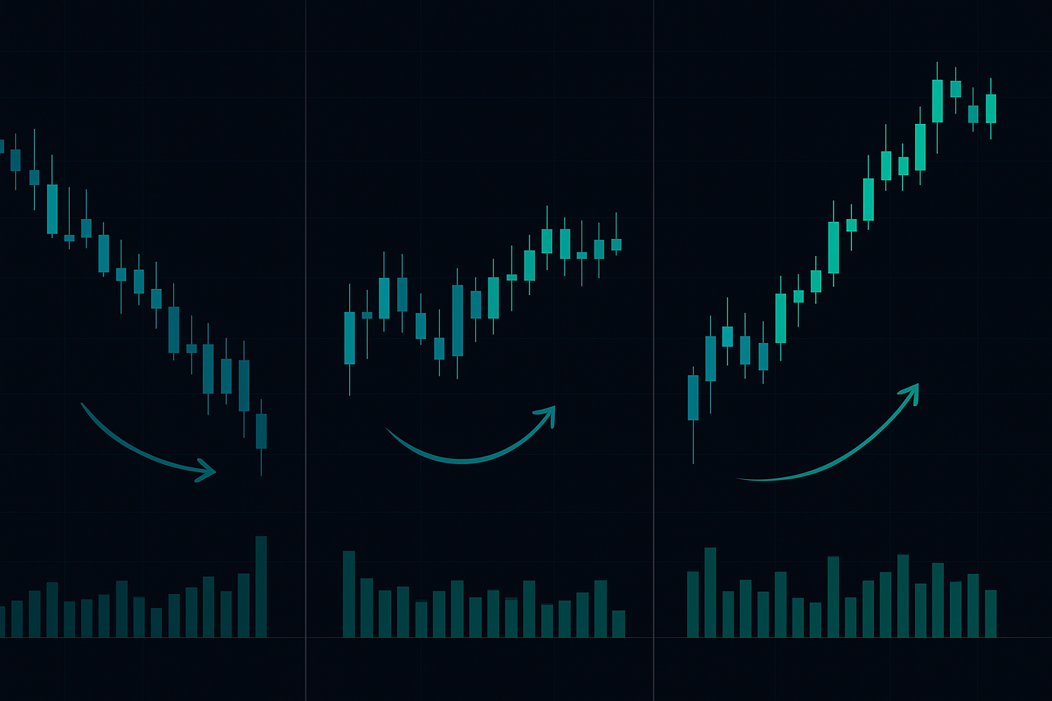The three phases of London-New York overlap with typical price behavior
