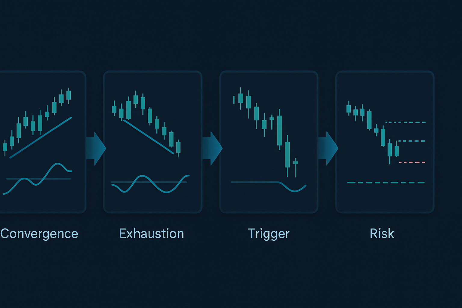 The complete convergence-to-divergence execution process