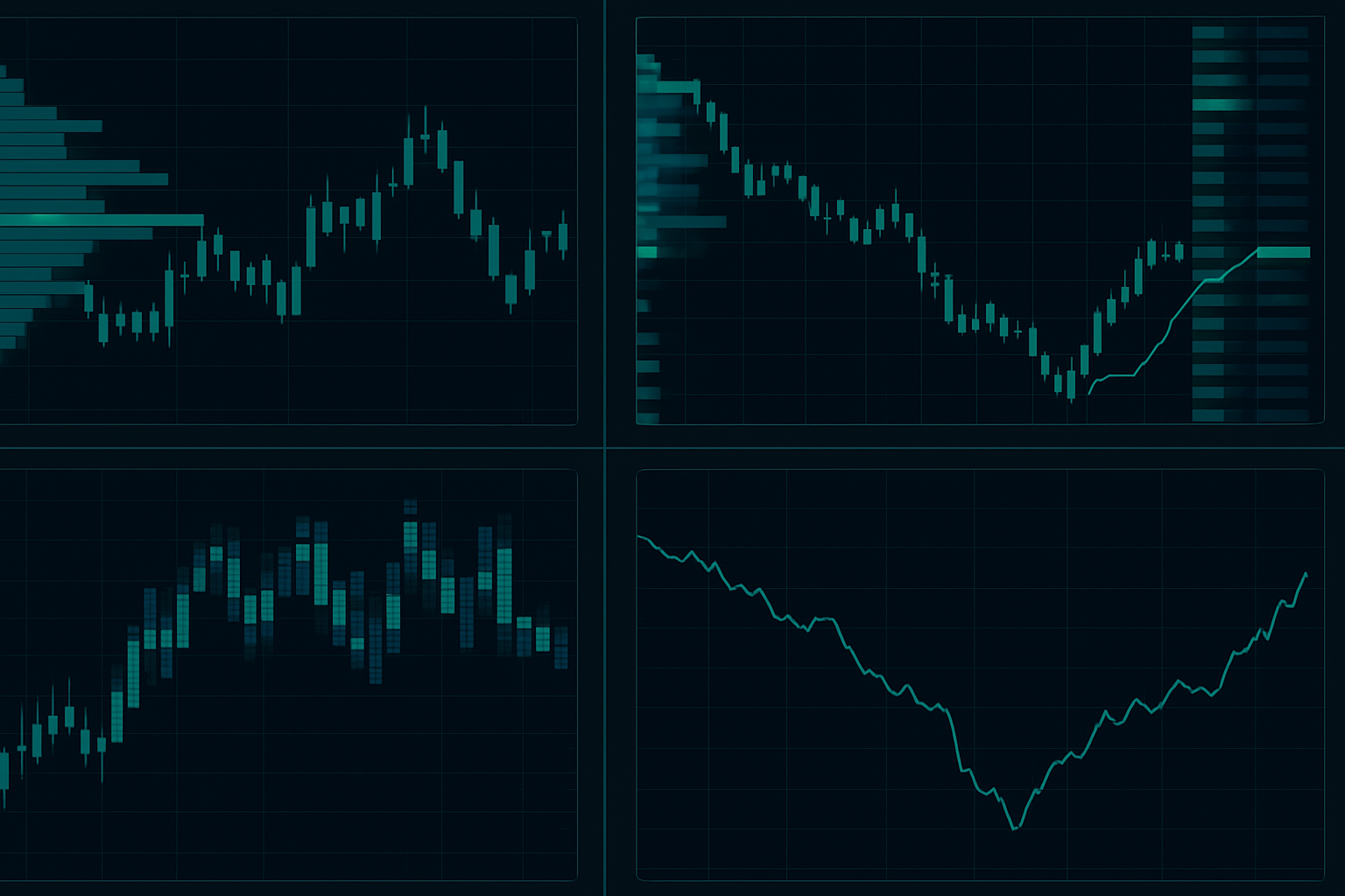 Complete Market Profile trading setup for institutional flow analysis