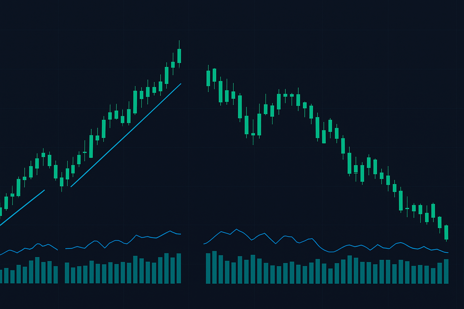Normale tilbaketrekninger vs. ekte bjørnemarkedsstruktursammenbrudd