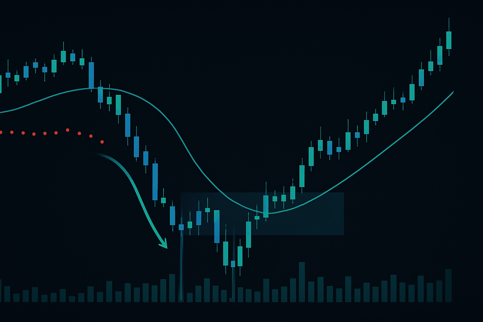 The 4-phase MA liquidity hunt pattern