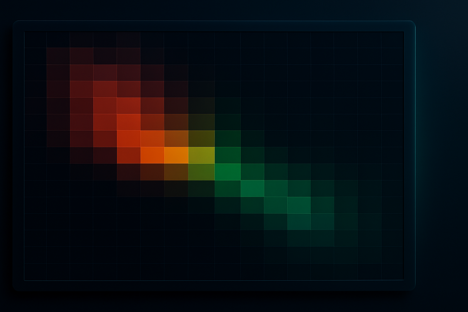 Gamma exposure heat map across SPY strikes