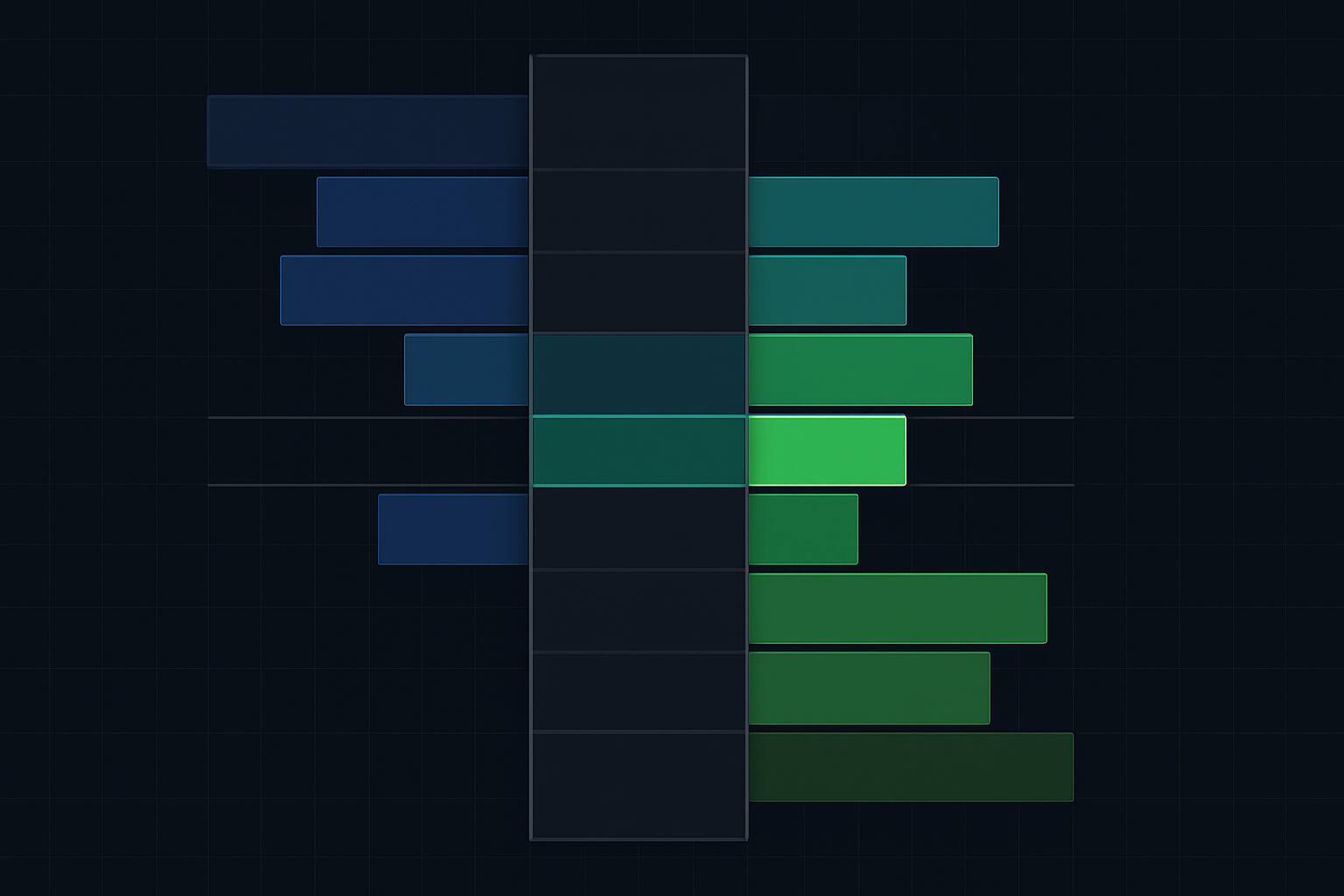 The 6-level DOM framework for spotting accumulation zones