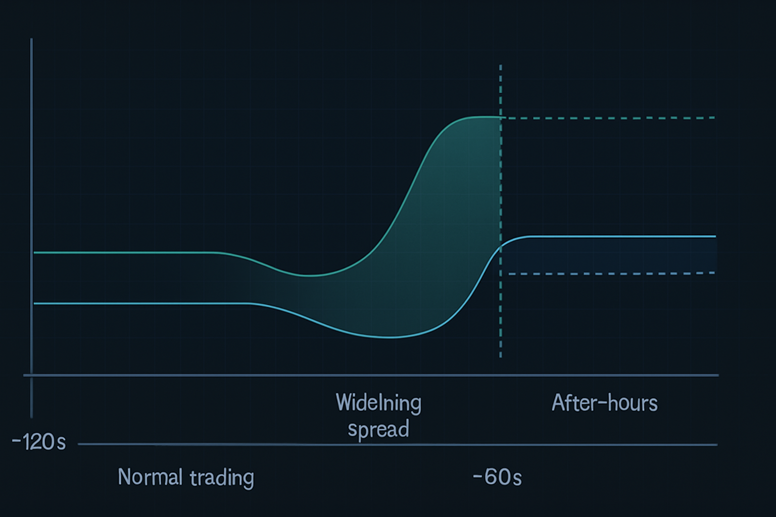 The 90-second pre-earnings sequence timeline