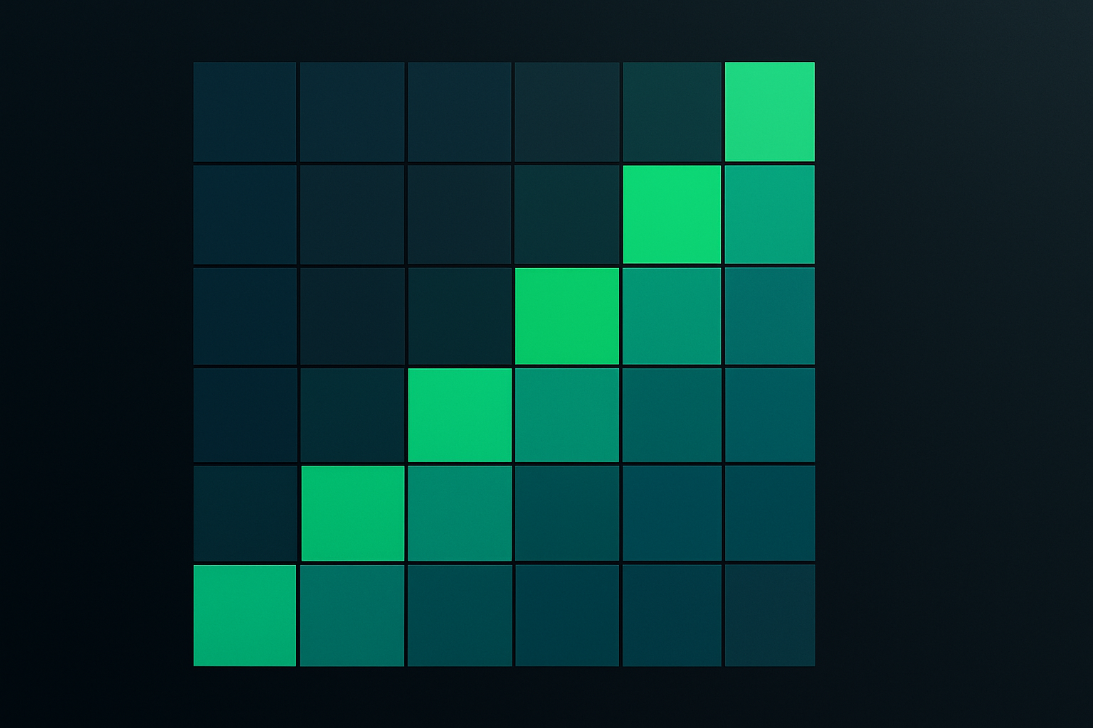 Pre-market correlation matrix for fear markets