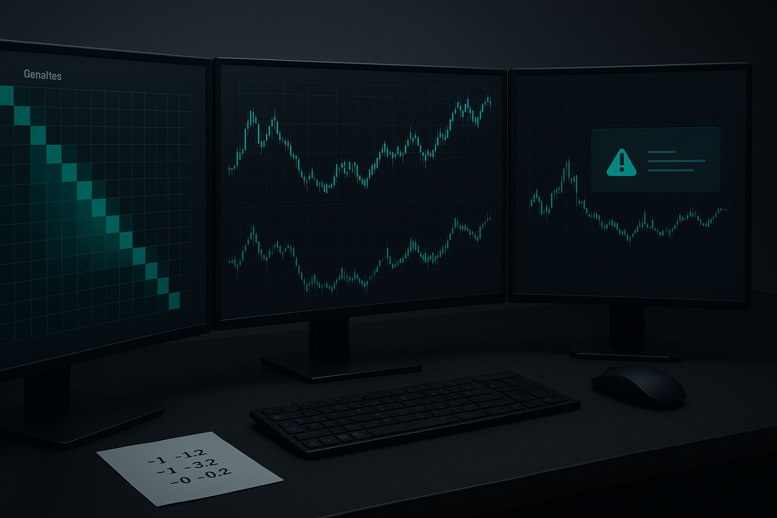 Professional correlation monitoring setup for price action confirmation