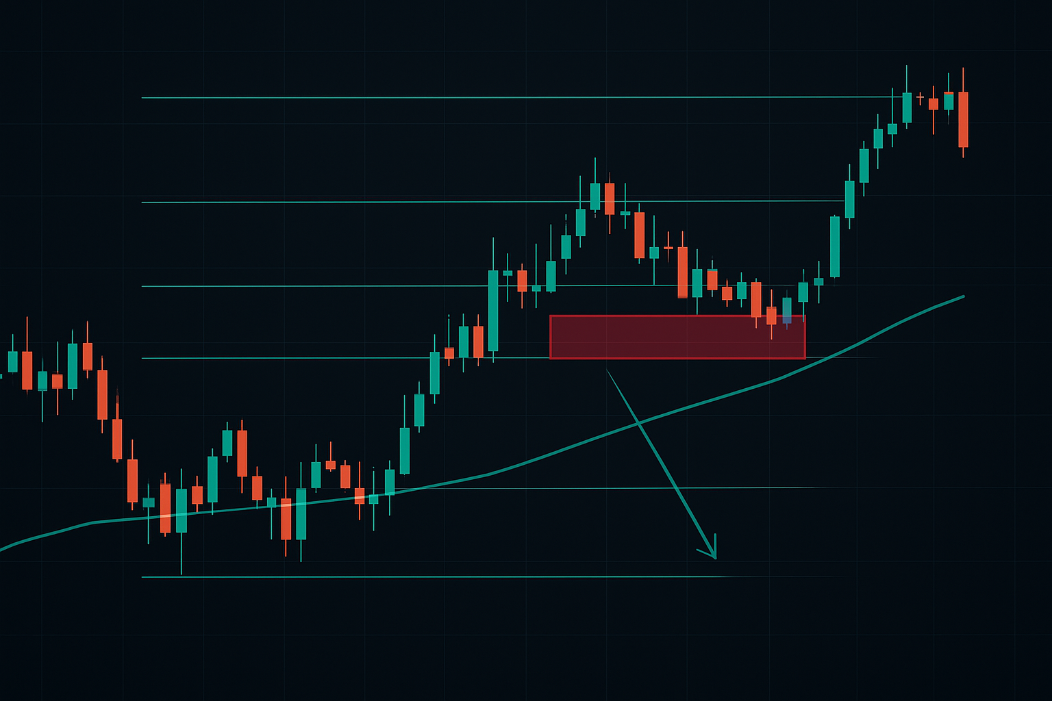 Trading analysis chart