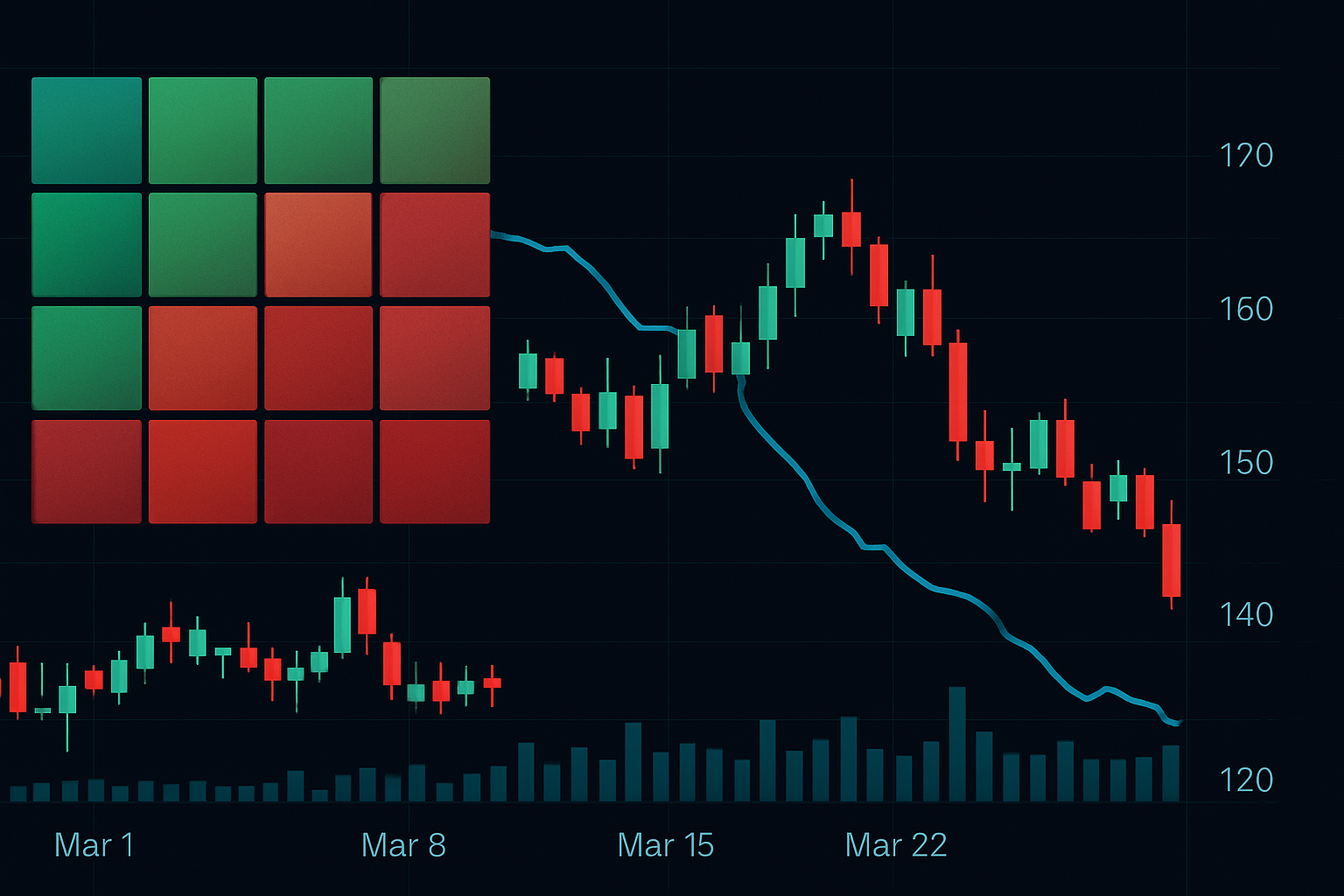 La mappa di calore del deterioramento della forza relativa rivela la distribuzione nascosta