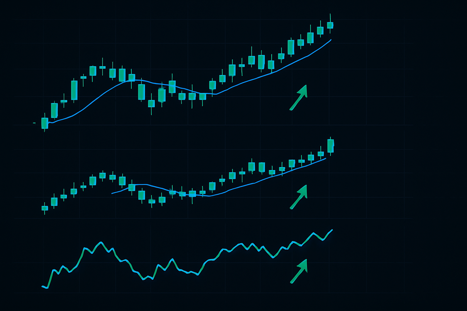 Multi-timeframe sector alignment: when monthly, weekly, and daily trends converge