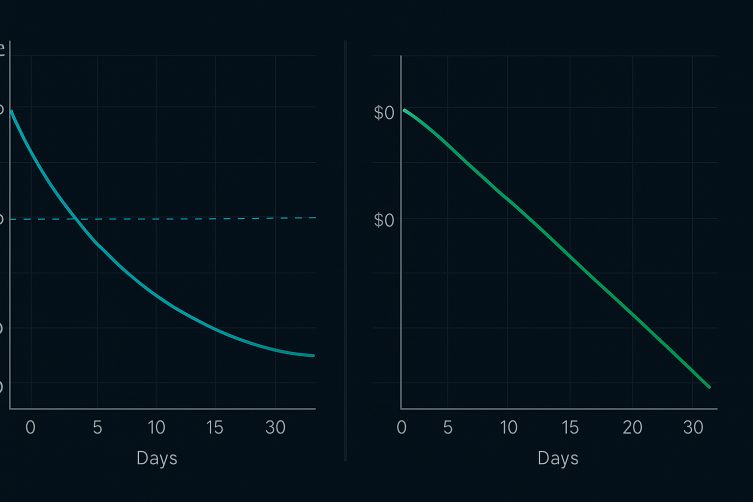 Traditional put vs synthetic short: identical downside protection, zero premium decay