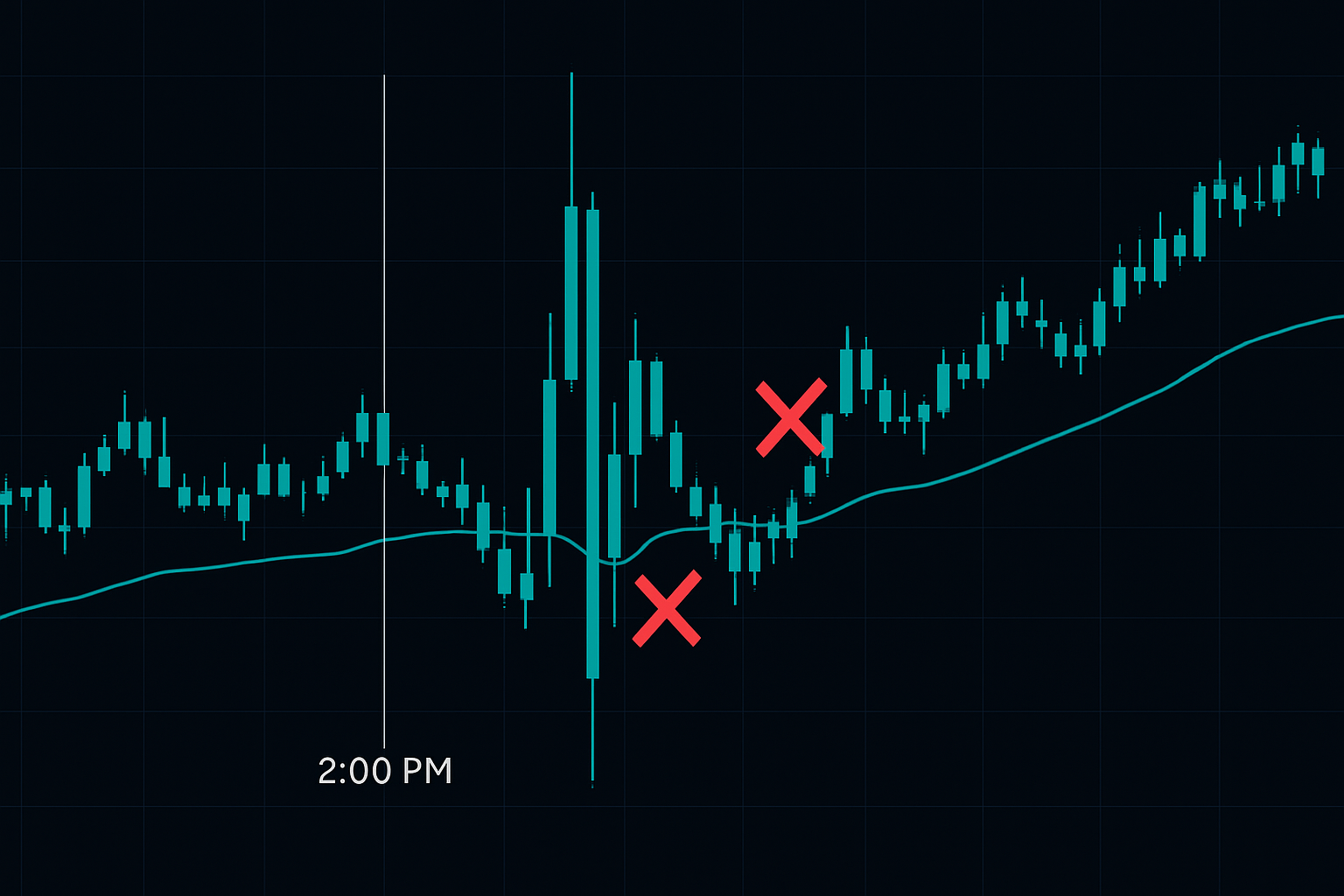 VWAP chaos during Fed announcements - multiple false signals in minutes
