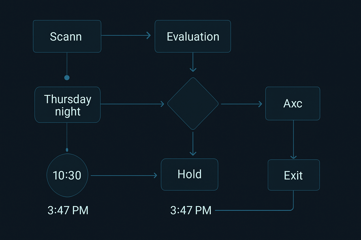 Complete weekly options pin risk trading workflow from setup to exit